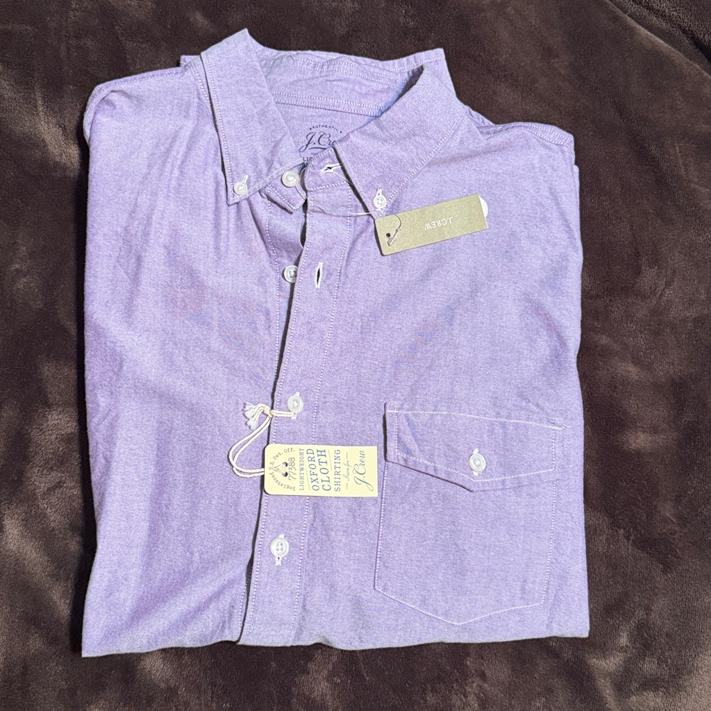 Jcrew Oxford Purple Button Down Brand New Jcrew Oxford Purple Button Down Brand New
